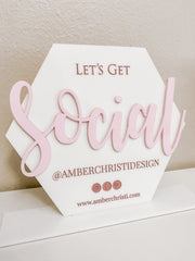Let's Get Social Sign